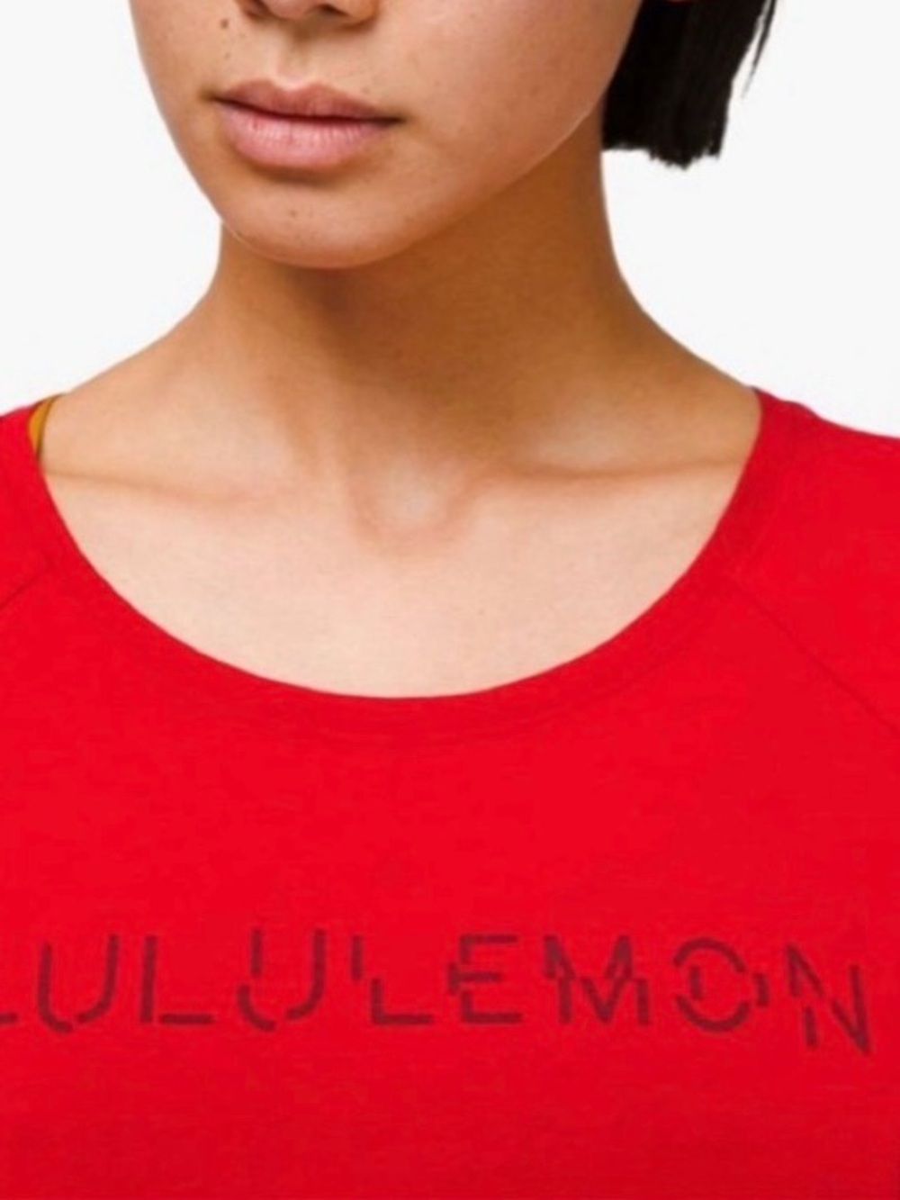 🌺LIKE NEW lululemon athletica Red Graphic Crewneck Top🌺